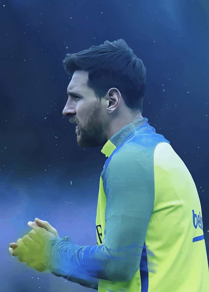 Lionel Messi Portrait