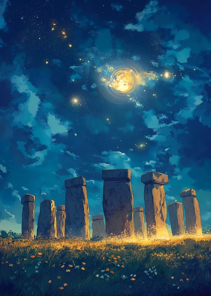 Stonehenge Night Sky 2