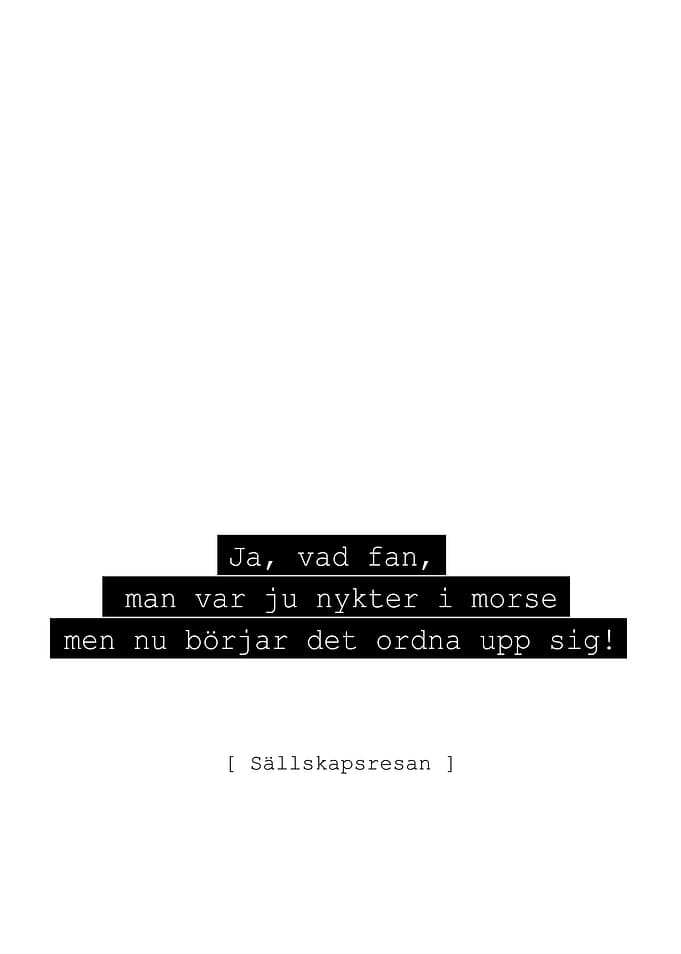 Sällskapsresan Quote
