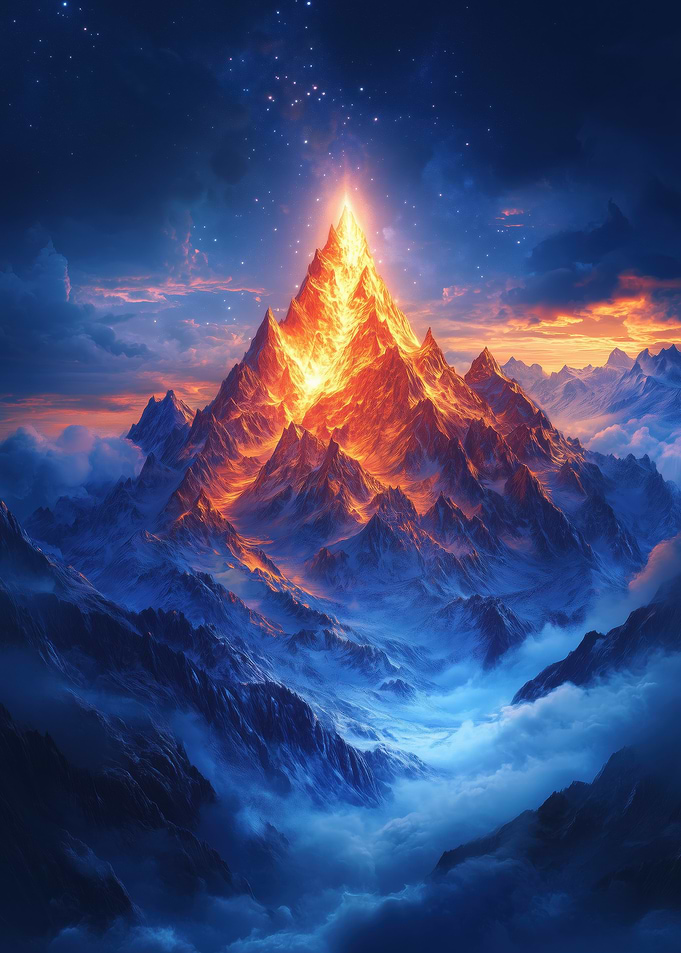 Fiery Mountain Peak