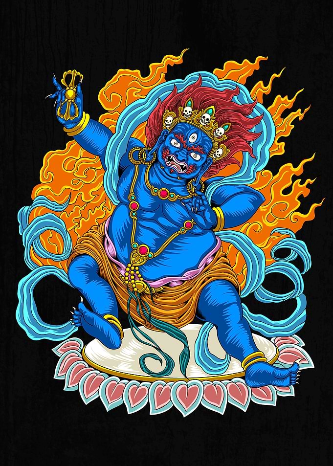 Buddhism God Bodhisattva Vajrapani