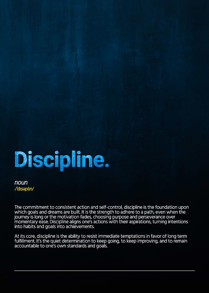 Discipline Poster