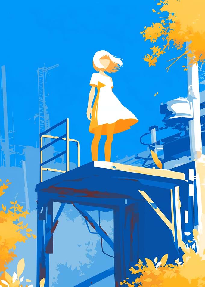 Girl on Platform