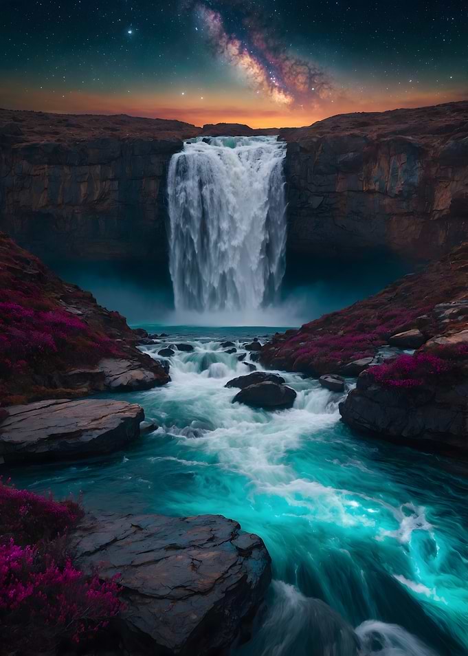Milky Way Waterfall