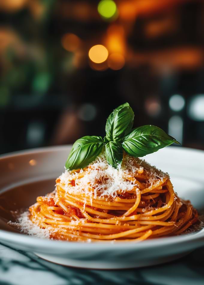 Spaghetti with Tomato Sauce