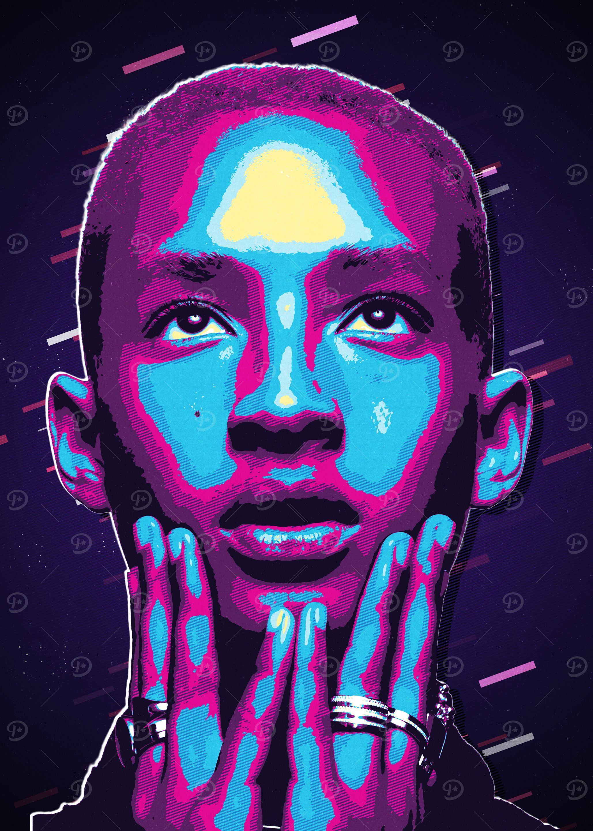 Jaden Smith Pop Art Portrait
