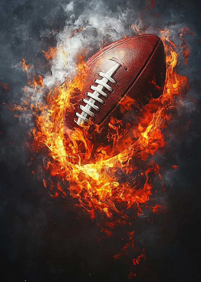 Flaming Football