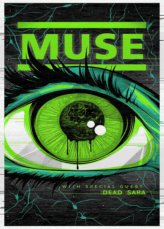 Muse Concert Poster
