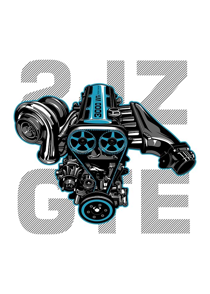 2JZ GTE Engine Toyota
