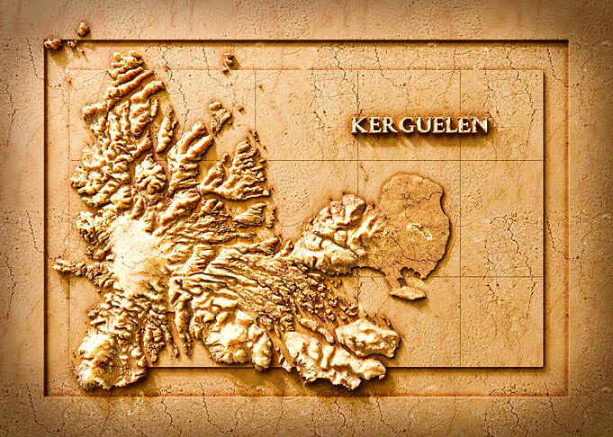 Kerguelen Islands Map