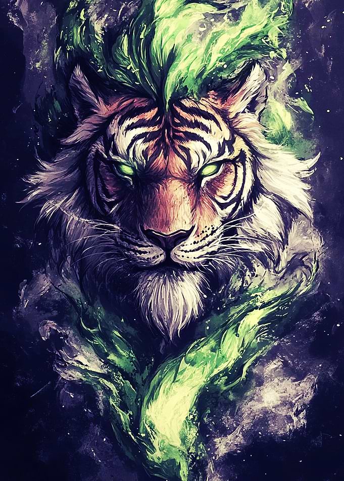 Green Flame Tiger