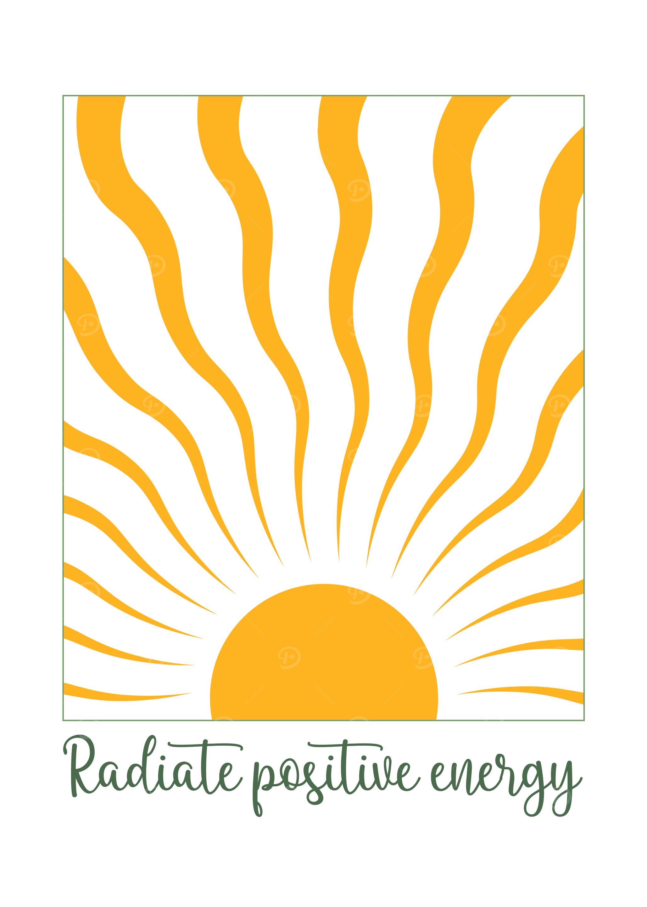 Sun Rays Positive Energy