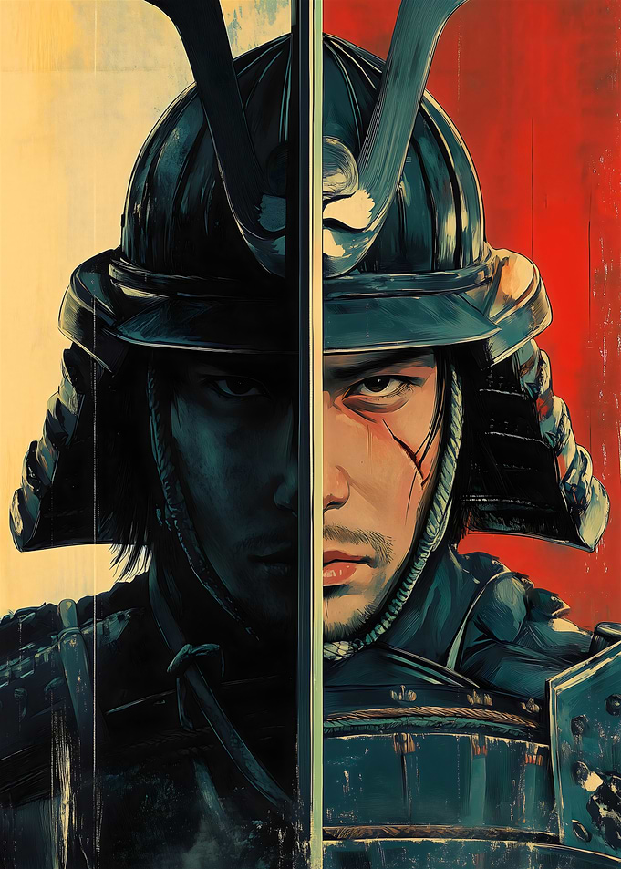 Samurai Warrior Portrait