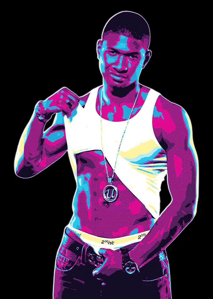 Usher Retro Style