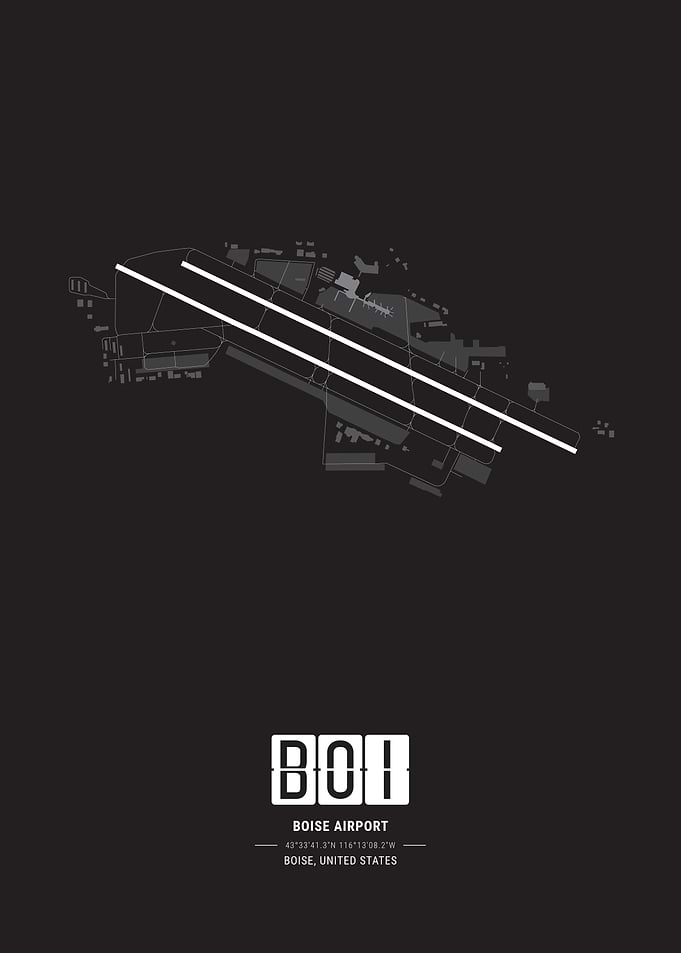 Boise Airport Map