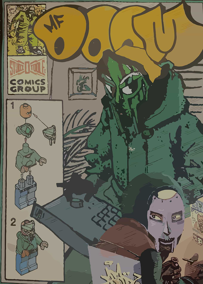 MF DOOM Comic Book Cover