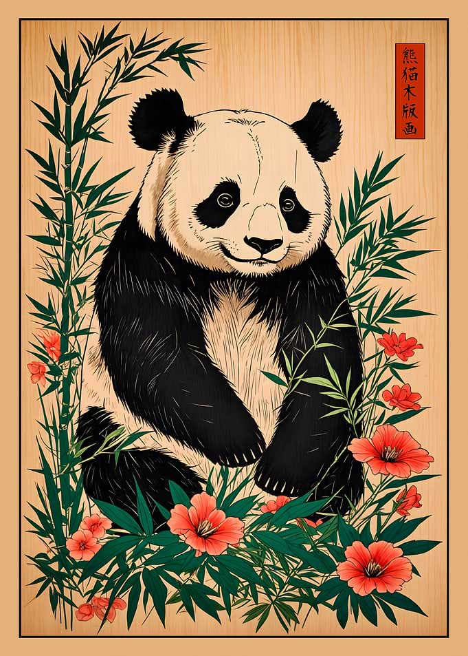 Panda Bamboo Japanese