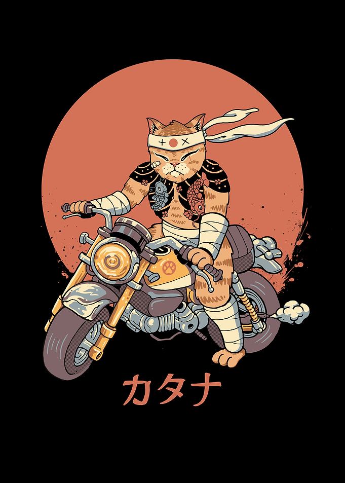Biker Gang Catana Meowster