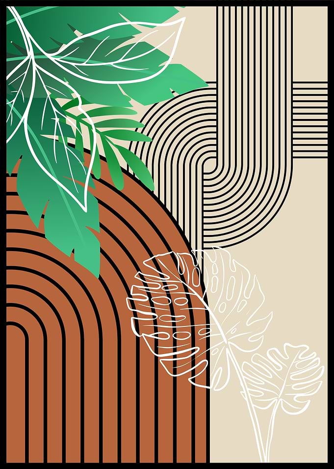 Tropical Abstract Art