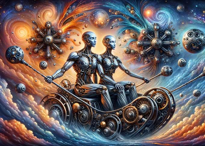 Robotic Chariot in a Cosmic Wonderland