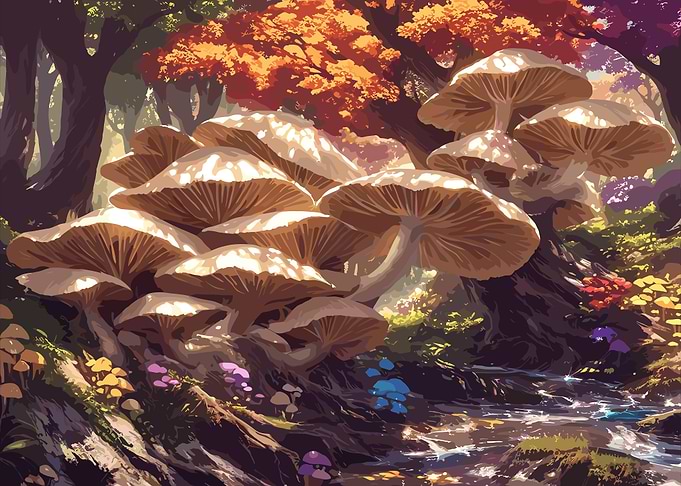 Enchanted Mushroom Forest