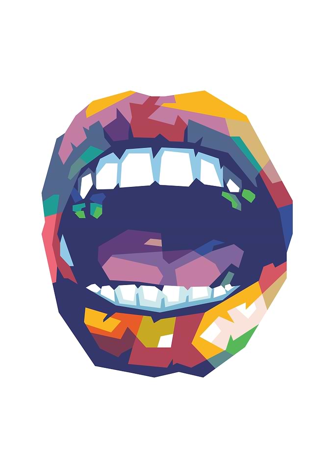 Open Mouth Pop Art