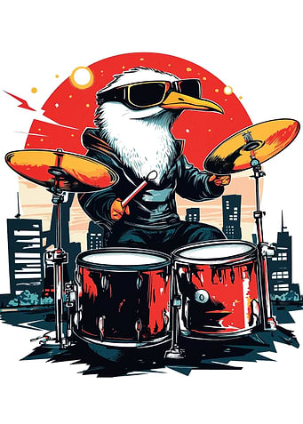 Seagull Drummer