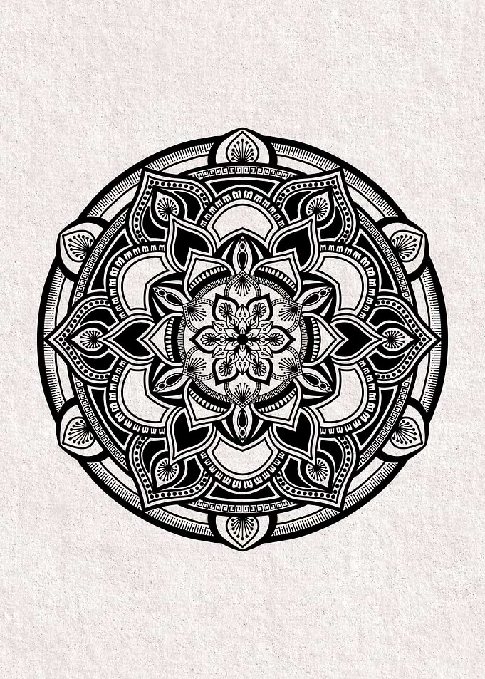 Black Mandala B122