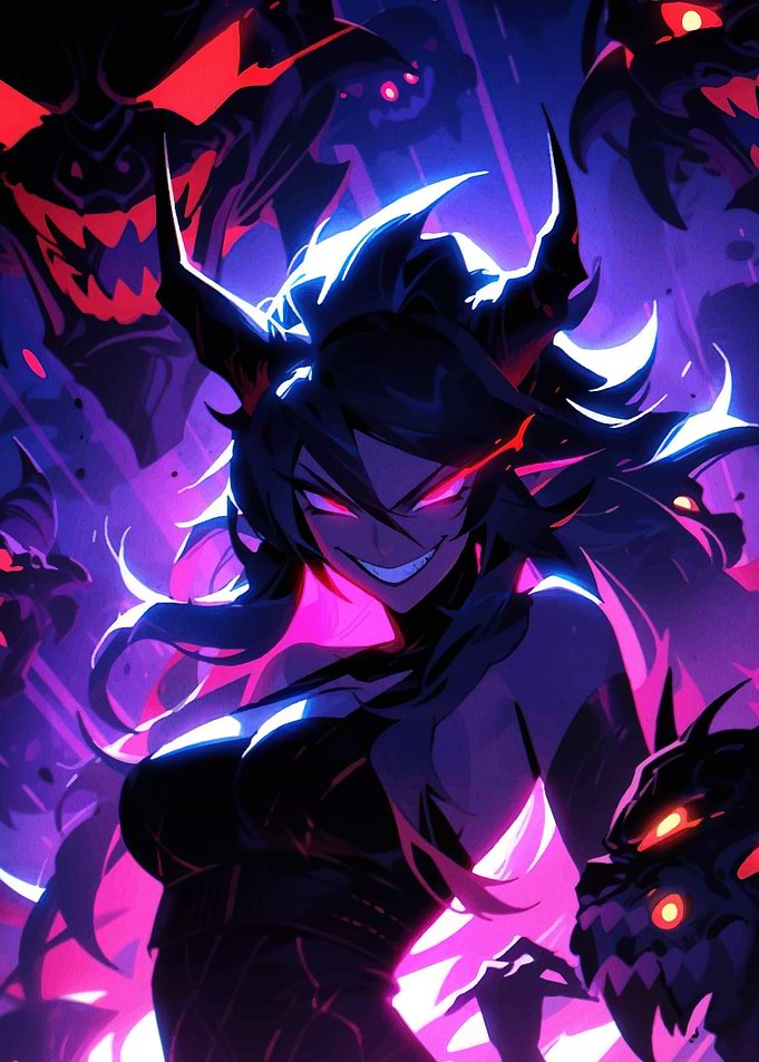 Demon Girl Anime Art