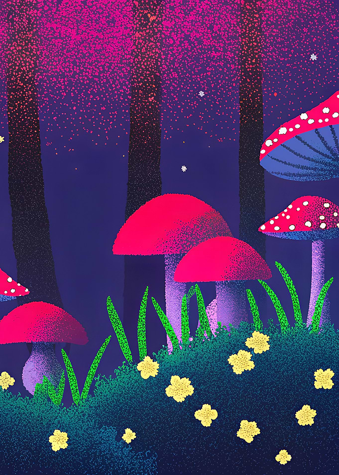 Enchanted Forest Mushrooms