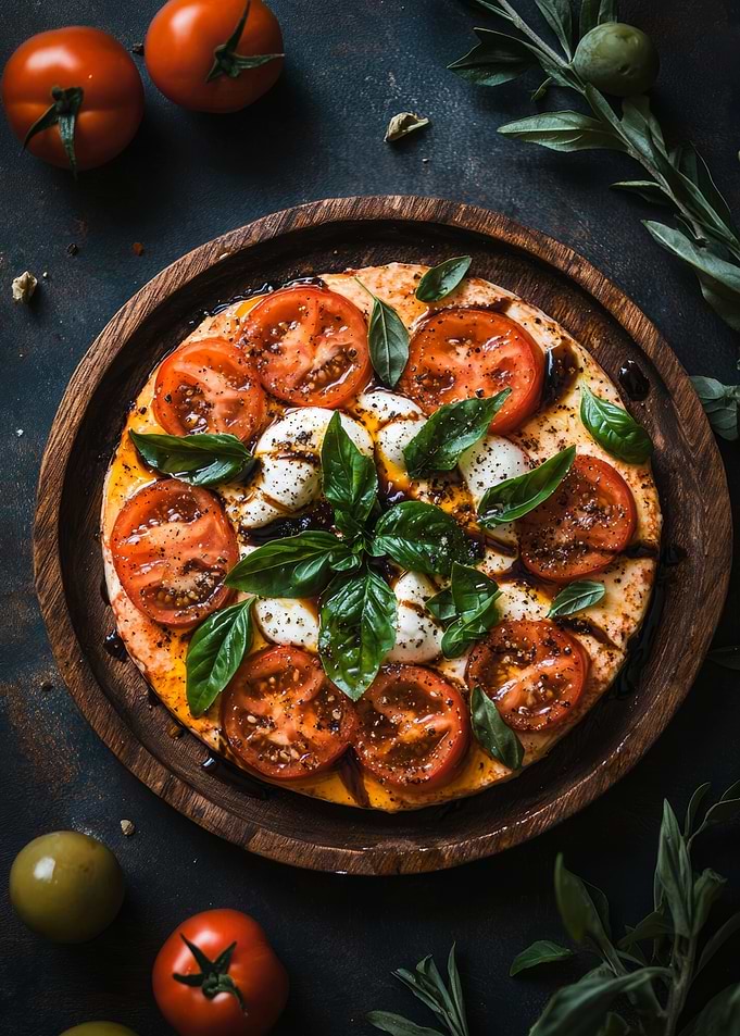 Tomato Basil Pizza