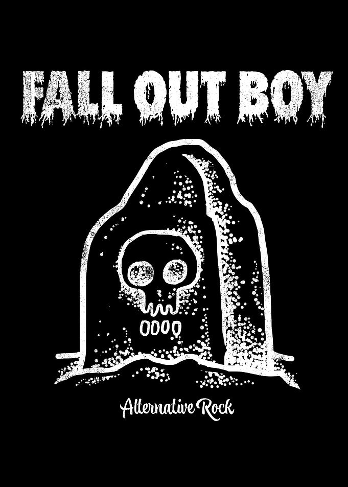 Fall Out Boy Skull Graphic
