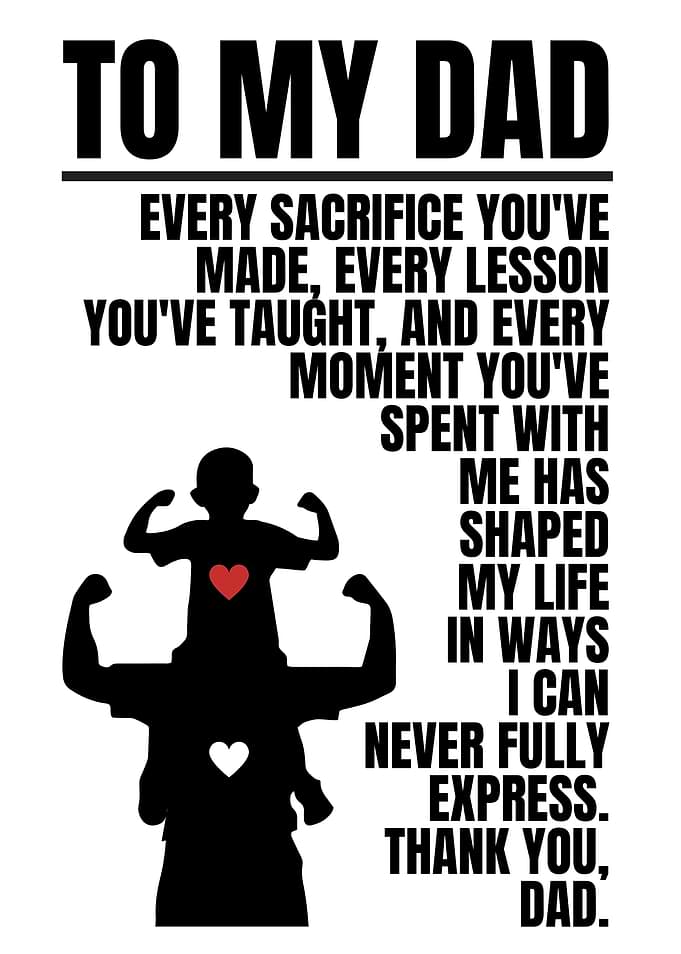 To My Dad - Father's Day Card