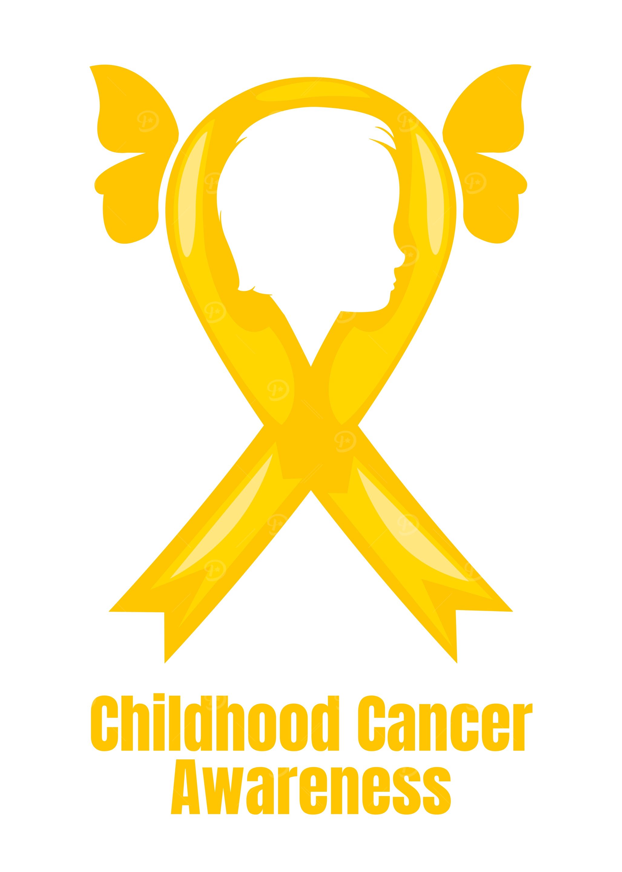 Childhood Cancer Awareness Ribbon