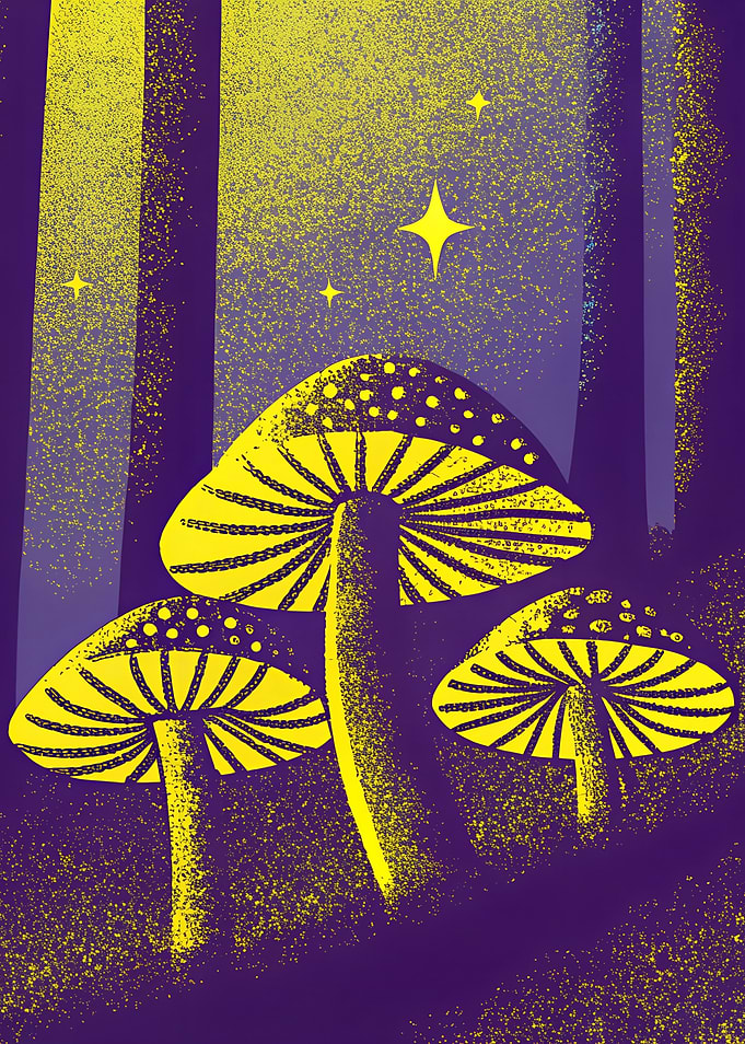 Dark Forest Mushrooms