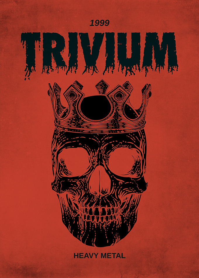 Trivium Heavy Metal Skull