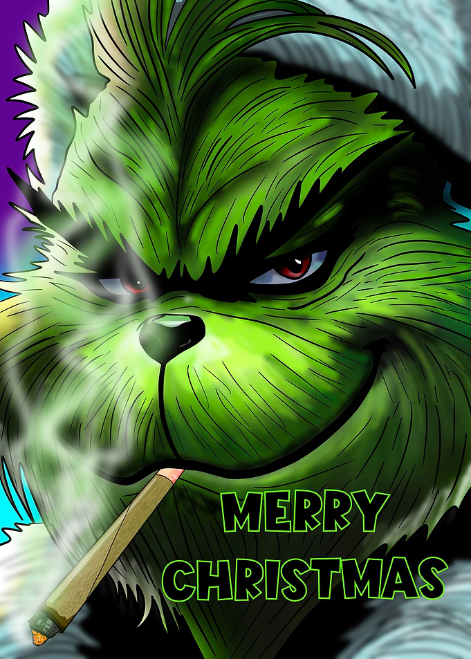 Grinch Christmas Art