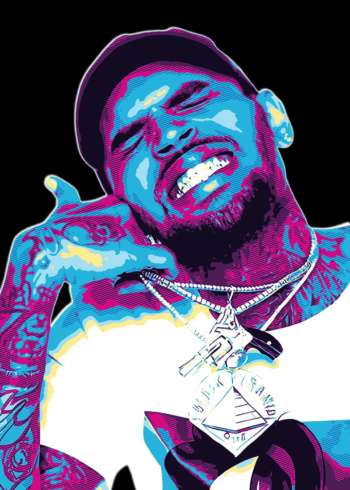 Chris Brown Retro Style