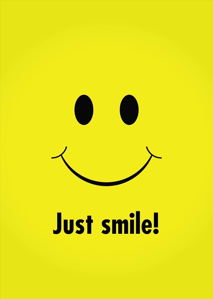 Smiling Face Poster