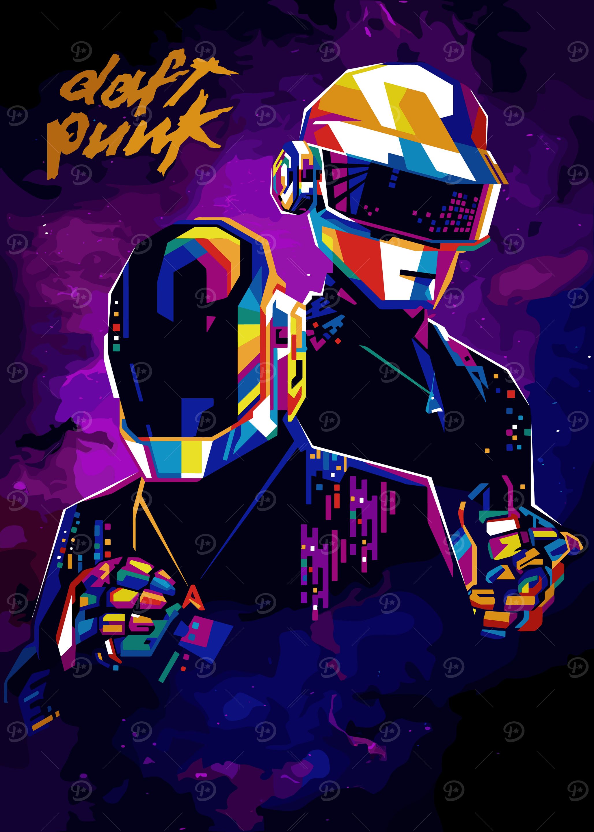 Daft Punk Pop Art