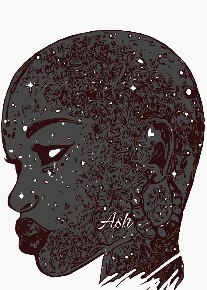 Abstract Portrait with Stars