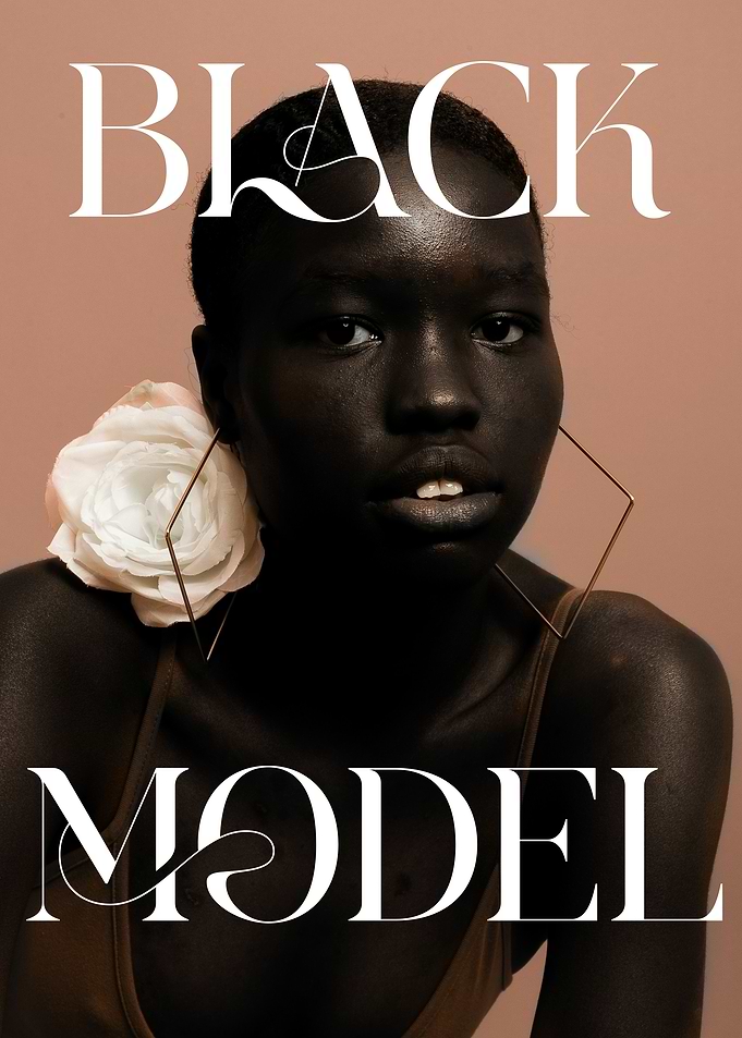 Black Model Poster