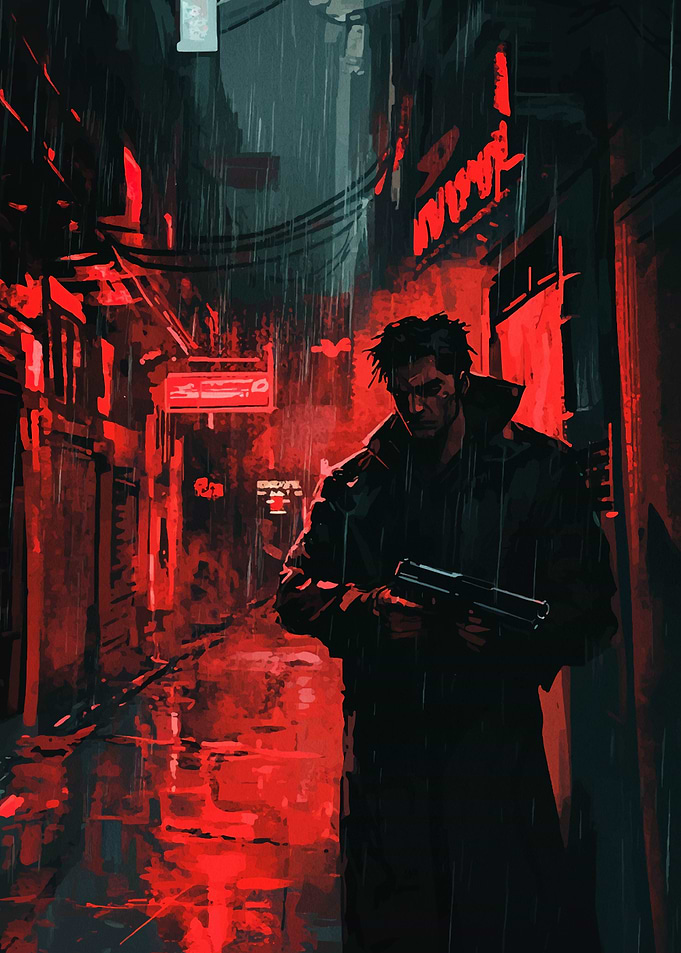 Rainy City Alley