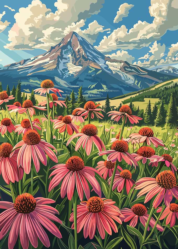 Mountain Meadow Flowers