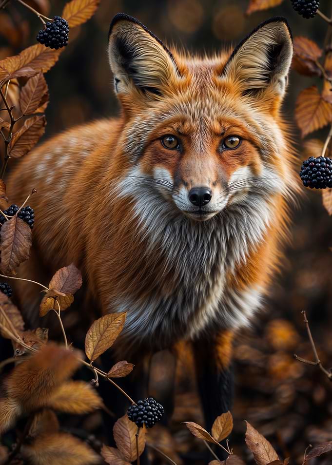 Red Fox in Autumn