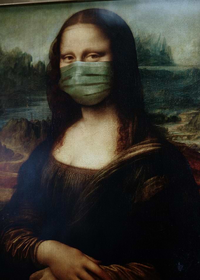 Mona Lisa with Mask