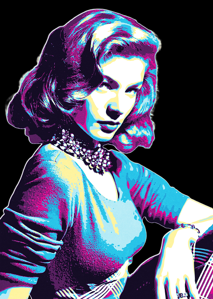 Lauren Bacall Retro Style