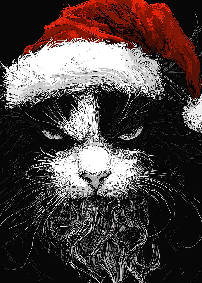 Grumpy Cat Santa