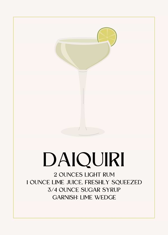 Daiquiri Cocktail Recipe