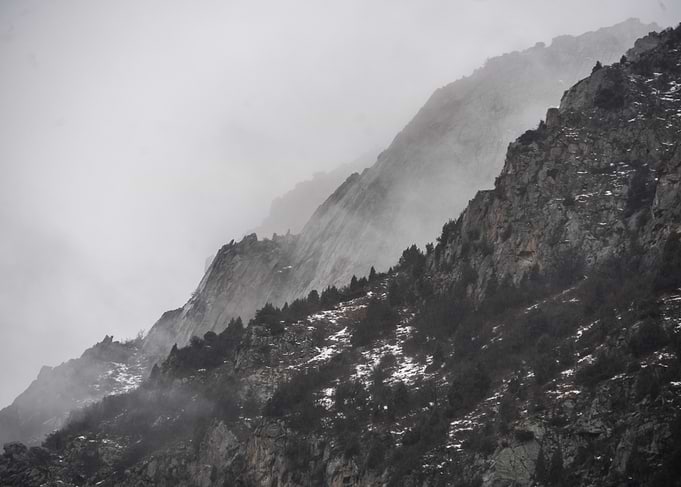 Misty Mountainside